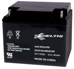 Altronix, BT1240 Rechargeable Battery, Sealed Lead Acid (SLA), 12VDC/40AH